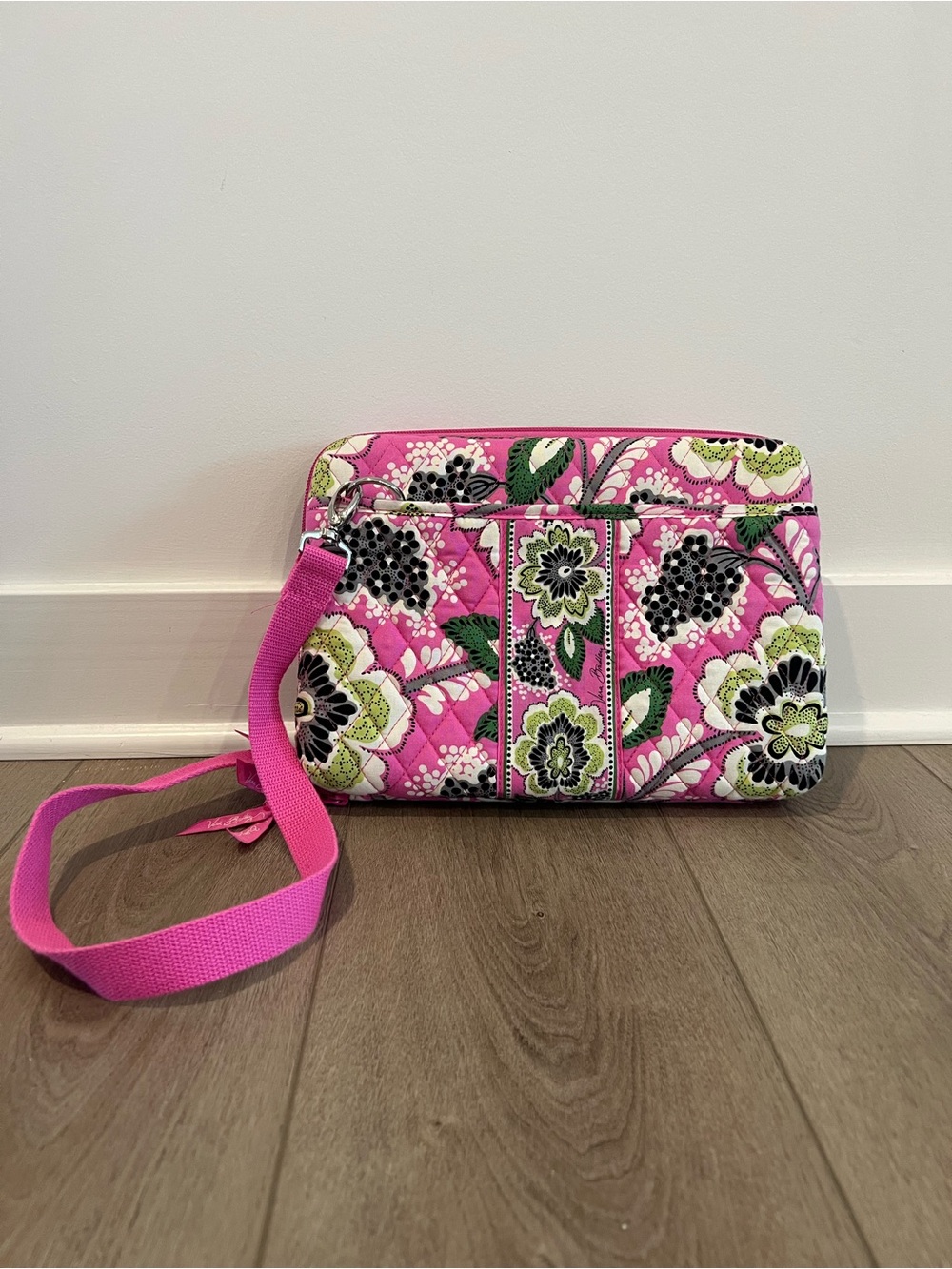 Vera Bradley Pink Floral Quilted Hard-sided iPad Case